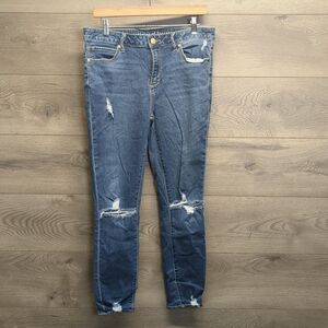 Articles Of Society Distressed Skinny Ankle Jeans Women's Size 31